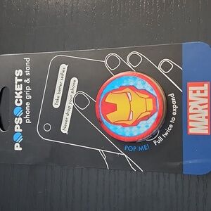 Marvel Iron Man PopSockets Grip - Red and Blue